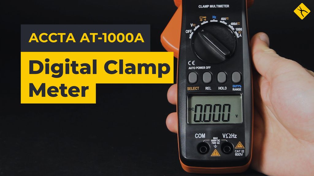 Accta AT-1000A Digital Clamp Meter