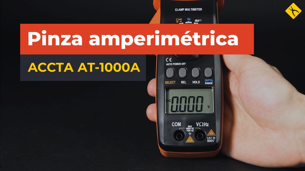 Pinza amperimétrica Accta AT-1000A