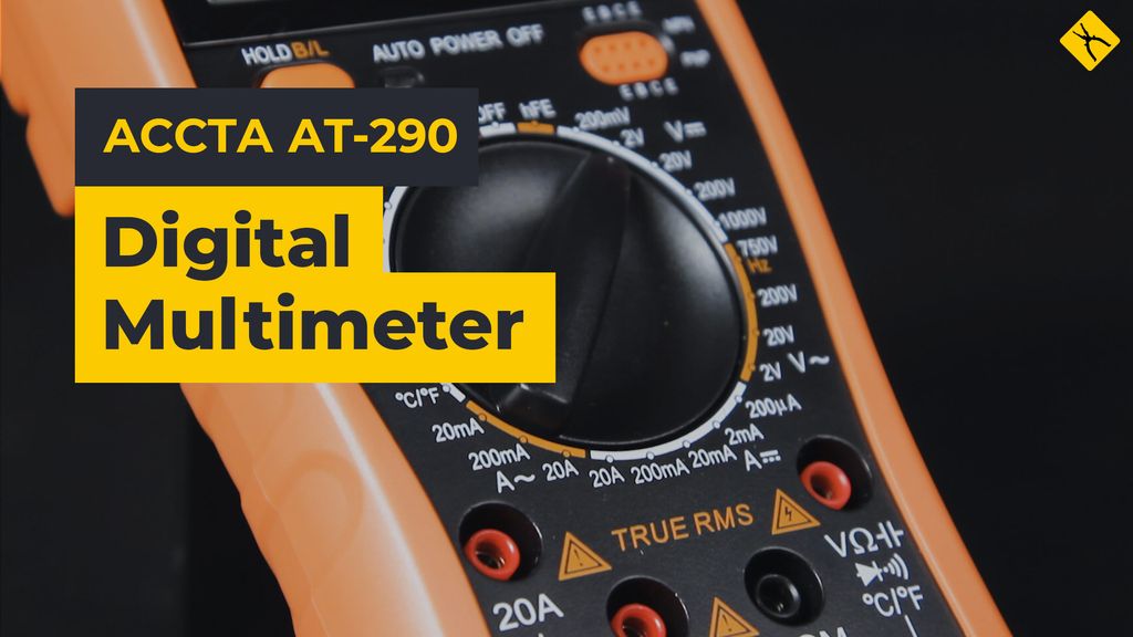 Accta AT-290 True RMS Digital Multimeter