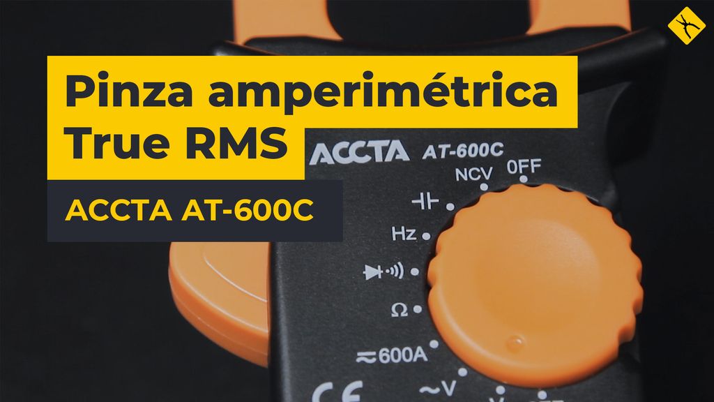 Pinza amperimétrica Accta AT-600C