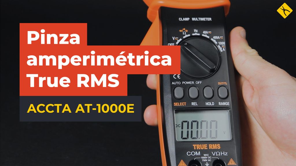 Pinza amperimétrica Accta AT-1000E